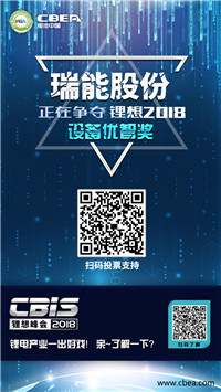 CBIS 2018“鋰想獎”參評企業展示：先導智能、國能電池、瑞能股份、贏合科技、天勁股份