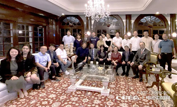 動力電池應用分會商務考察團一行，應邀參加中國菲律賓商會會長David Lim舉辦的企業家聚會