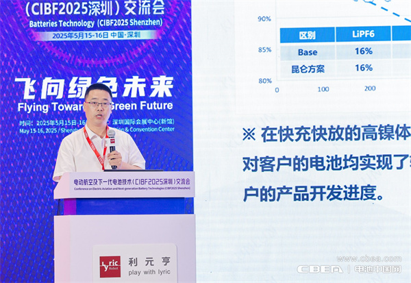 香河昆侖孫春勝作主題演講——安全，綠色，高效，低成本的昆侖電解“智”加速低空經濟電池的技術迭代